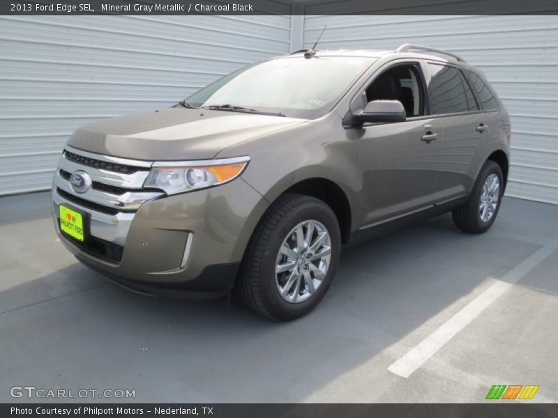 Mineral Gray Metallic / Charcoal Black 2013 Ford Edge SEL