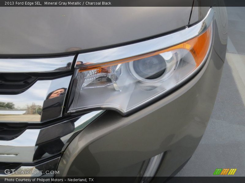 Mineral Gray Metallic / Charcoal Black 2013 Ford Edge SEL