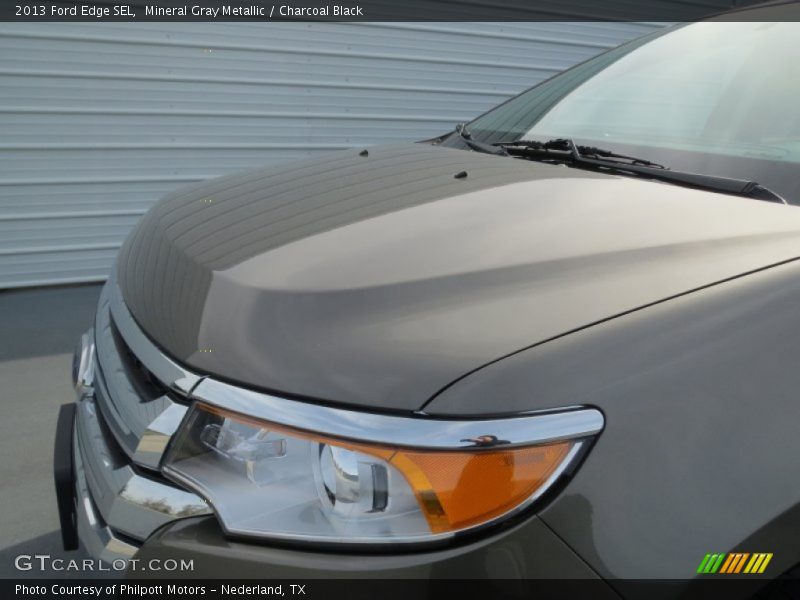 Mineral Gray Metallic / Charcoal Black 2013 Ford Edge SEL
