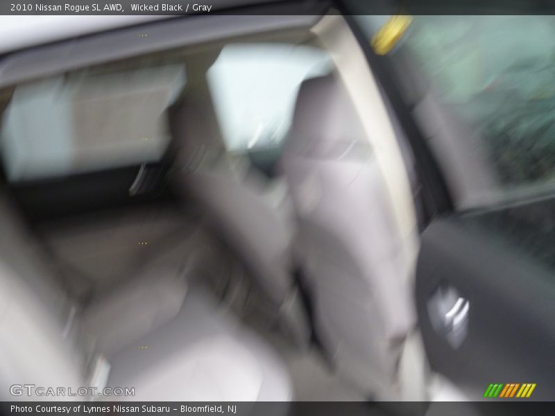 Wicked Black / Gray 2010 Nissan Rogue SL AWD