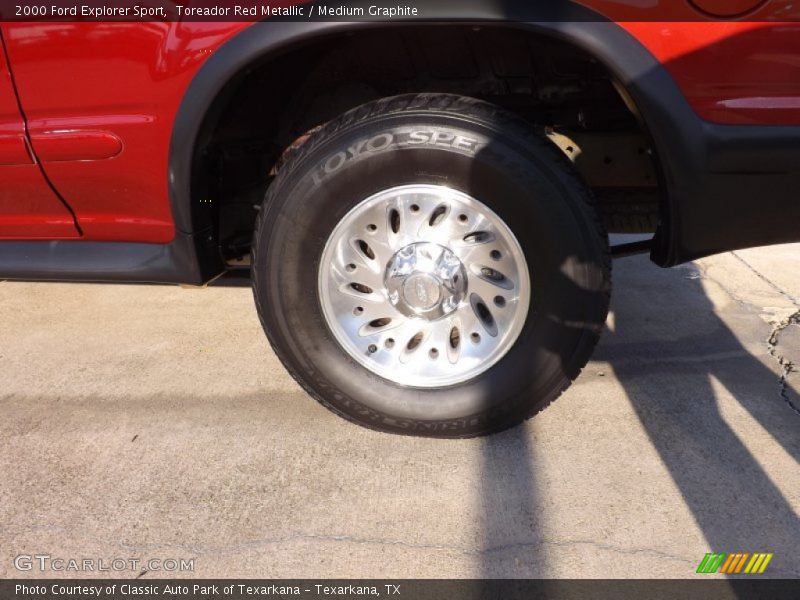 Toreador Red Metallic / Medium Graphite 2000 Ford Explorer Sport