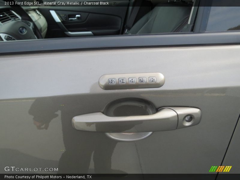 Mineral Gray Metallic / Charcoal Black 2013 Ford Edge SEL