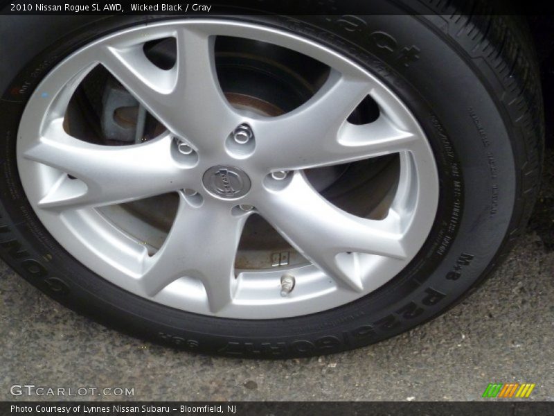 Wicked Black / Gray 2010 Nissan Rogue SL AWD