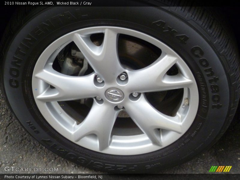 Wicked Black / Gray 2010 Nissan Rogue SL AWD