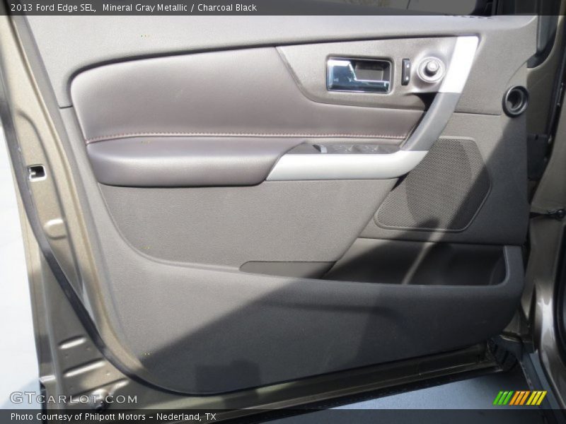 Mineral Gray Metallic / Charcoal Black 2013 Ford Edge SEL