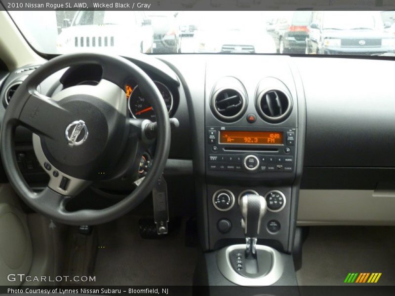 Wicked Black / Gray 2010 Nissan Rogue SL AWD