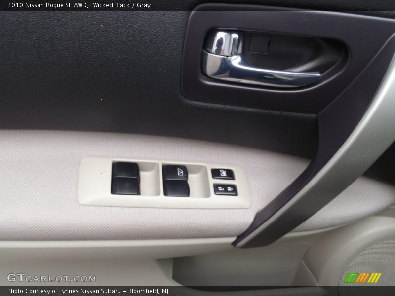 Wicked Black / Gray 2010 Nissan Rogue SL AWD
