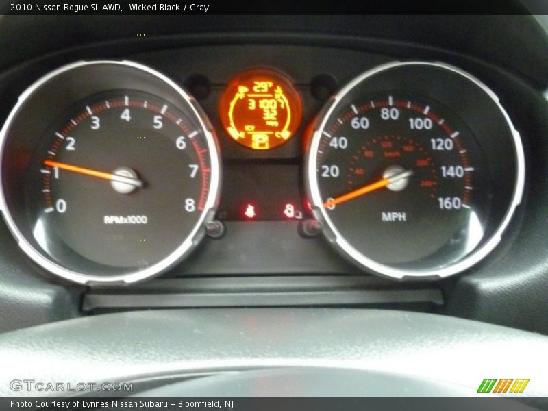 Wicked Black / Gray 2010 Nissan Rogue SL AWD