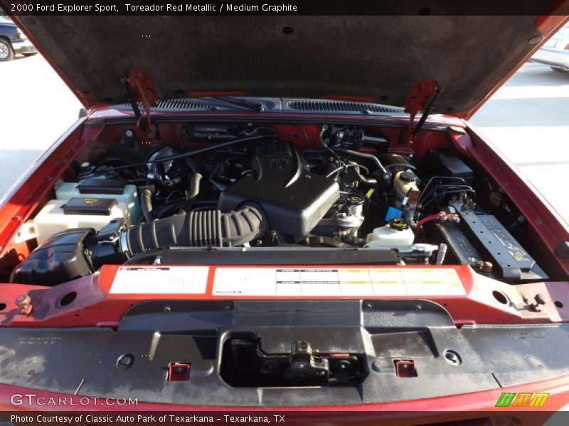 Toreador Red Metallic / Medium Graphite 2000 Ford Explorer Sport