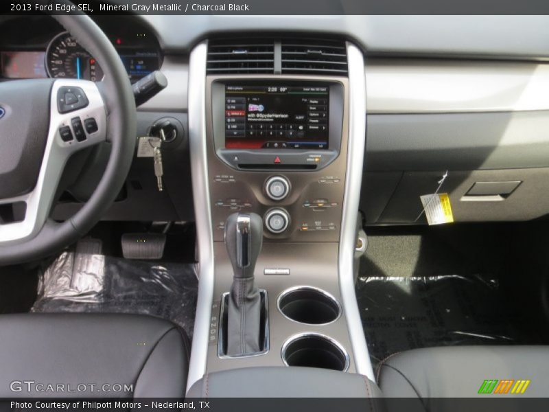 Mineral Gray Metallic / Charcoal Black 2013 Ford Edge SEL