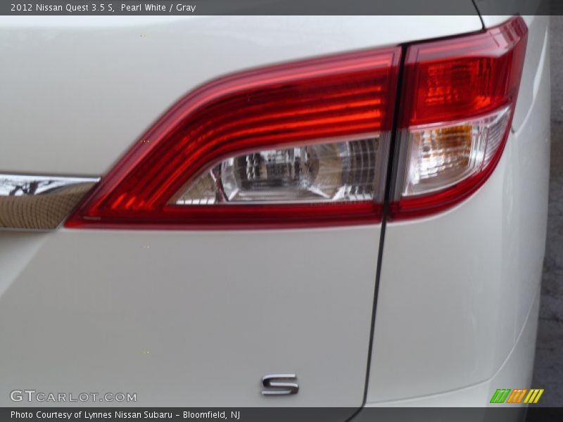 Pearl White / Gray 2012 Nissan Quest 3.5 S