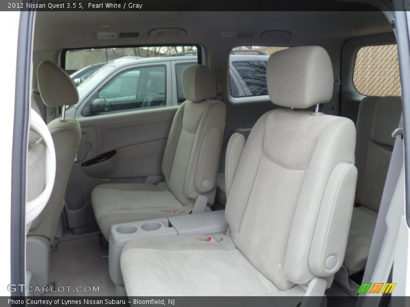 Pearl White / Gray 2012 Nissan Quest 3.5 S