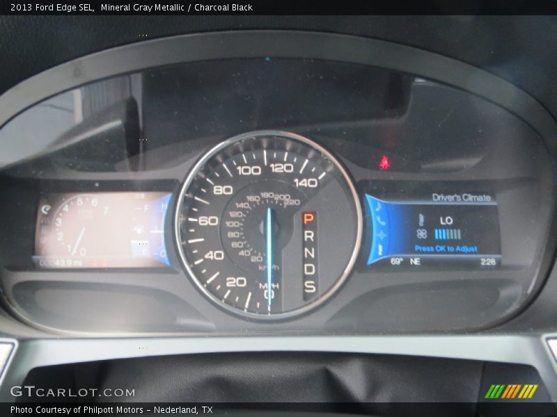 Mineral Gray Metallic / Charcoal Black 2013 Ford Edge SEL