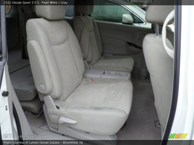 Pearl White / Gray 2012 Nissan Quest 3.5 S