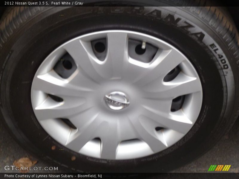 Pearl White / Gray 2012 Nissan Quest 3.5 S