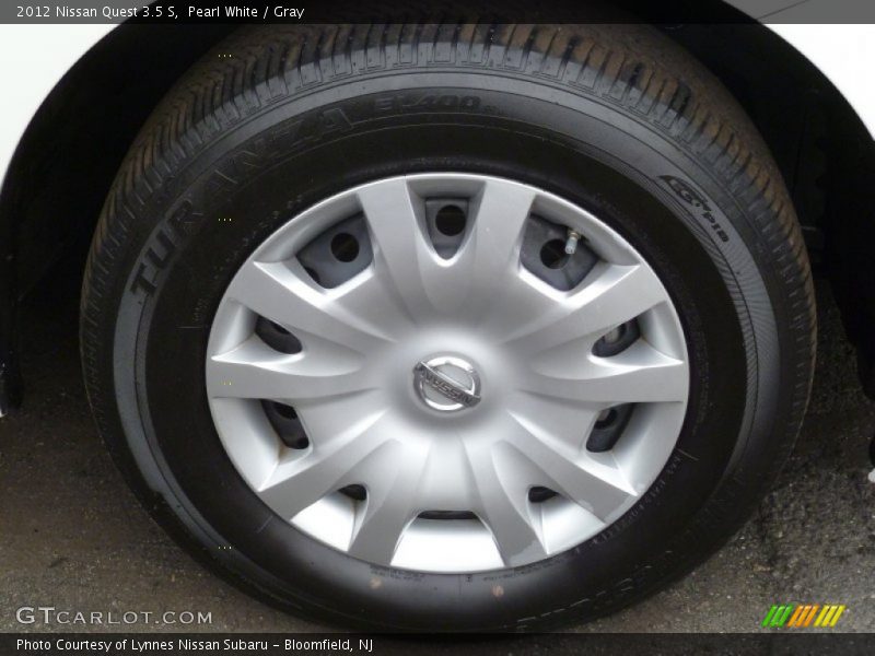 Pearl White / Gray 2012 Nissan Quest 3.5 S
