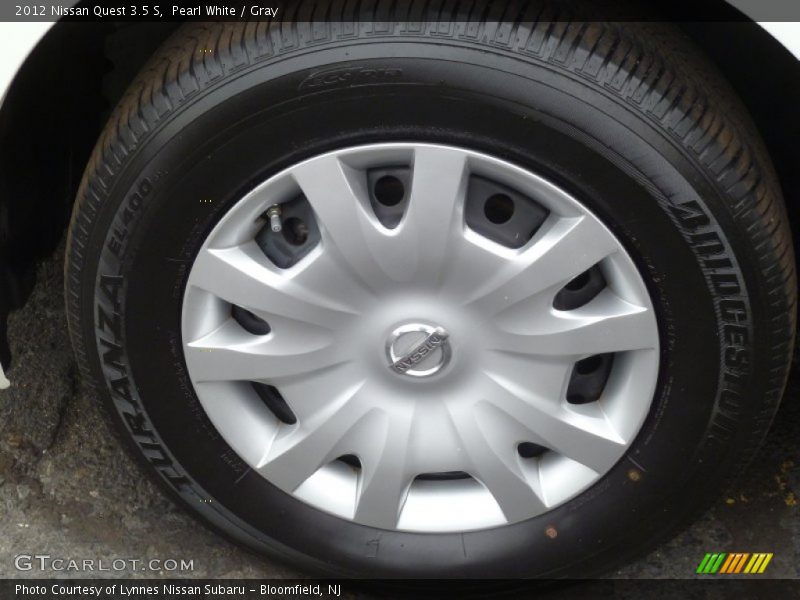 Pearl White / Gray 2012 Nissan Quest 3.5 S