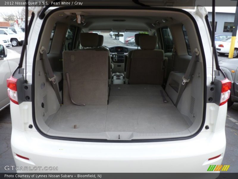 Pearl White / Gray 2012 Nissan Quest 3.5 S