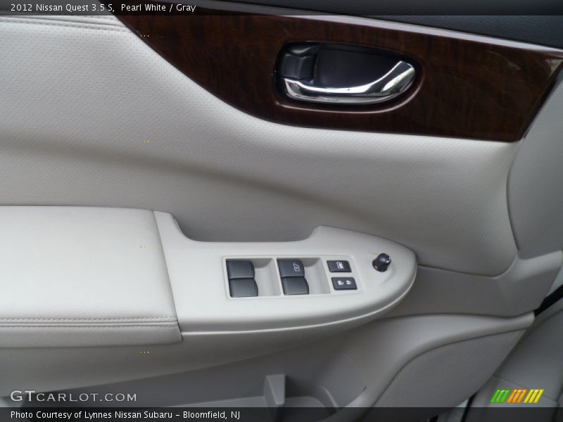 Pearl White / Gray 2012 Nissan Quest 3.5 S