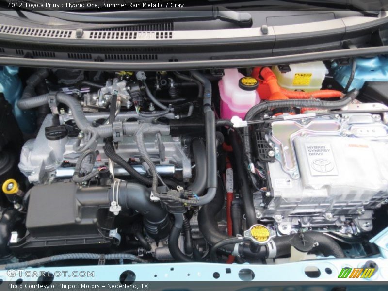  2012 Prius c Hybrid One Engine - 1.5 Liter DOHC 16-Valve VVT-i 4 Cylinder Gasoline/Electric Hybrid