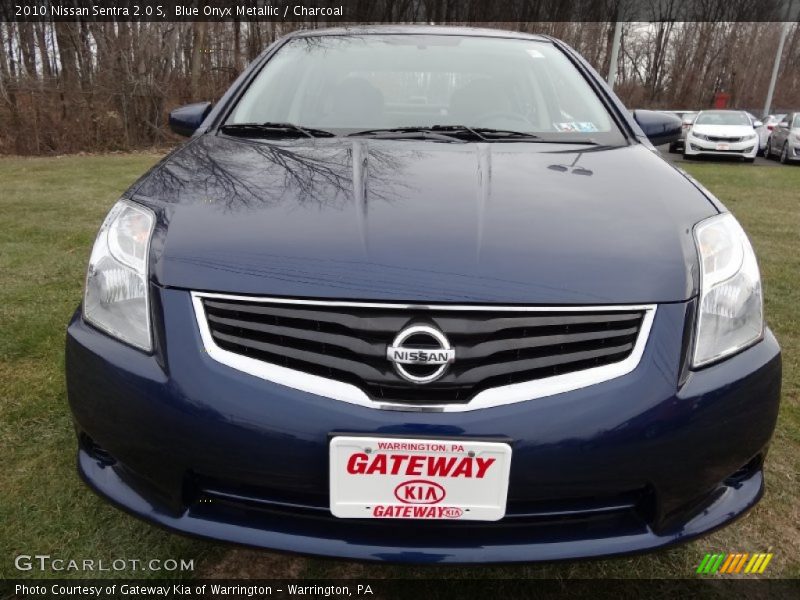 Blue Onyx Metallic / Charcoal 2010 Nissan Sentra 2.0 S