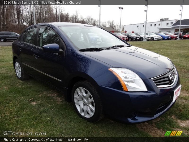 Blue Onyx Metallic / Charcoal 2010 Nissan Sentra 2.0 S