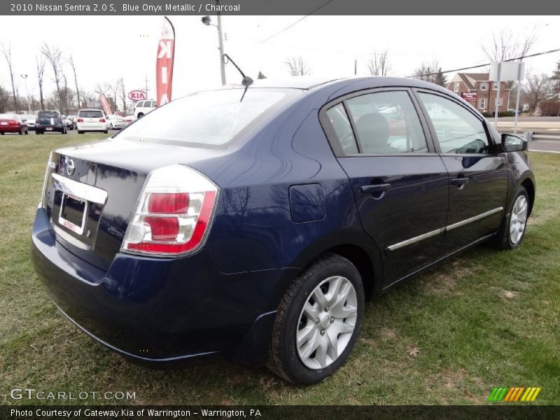 Blue Onyx Metallic / Charcoal 2010 Nissan Sentra 2.0 S