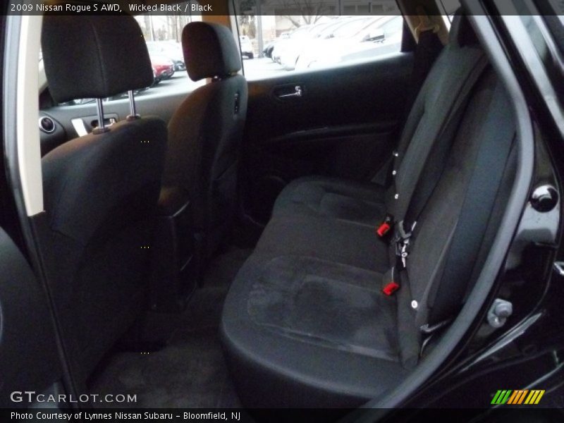 Wicked Black / Black 2009 Nissan Rogue S AWD
