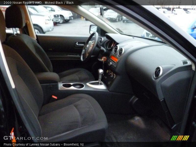 Wicked Black / Black 2009 Nissan Rogue S AWD