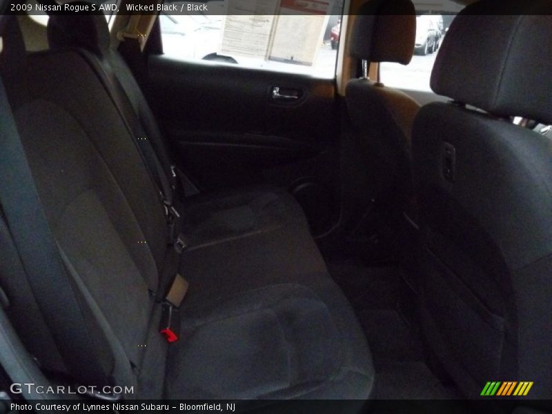 Wicked Black / Black 2009 Nissan Rogue S AWD