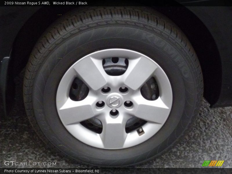 Wicked Black / Black 2009 Nissan Rogue S AWD