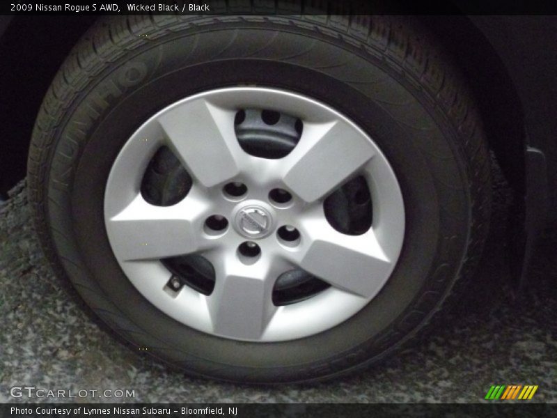 Wicked Black / Black 2009 Nissan Rogue S AWD