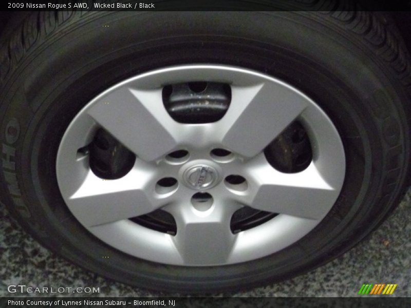 Wicked Black / Black 2009 Nissan Rogue S AWD