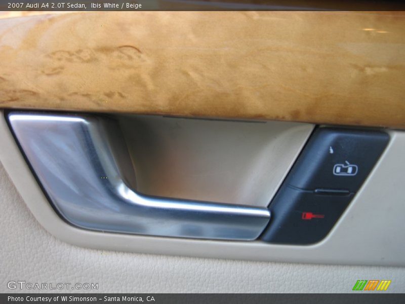 Ibis White / Beige 2007 Audi A4 2.0T Sedan