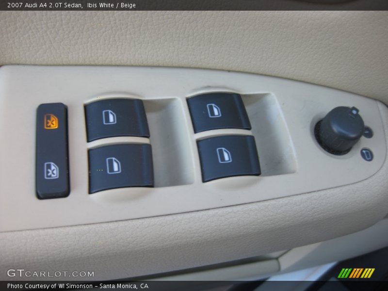 Ibis White / Beige 2007 Audi A4 2.0T Sedan