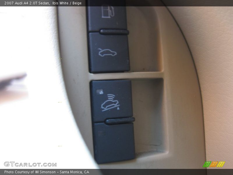Ibis White / Beige 2007 Audi A4 2.0T Sedan