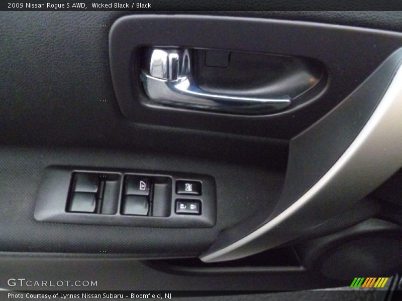 Wicked Black / Black 2009 Nissan Rogue S AWD