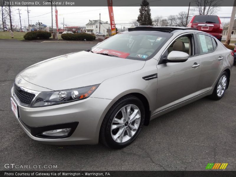 Satin Metal / Beige 2011 Kia Optima EX