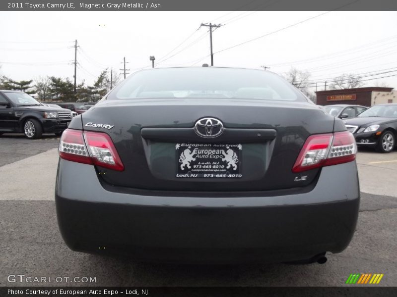 Magnetic Gray Metallic / Ash 2011 Toyota Camry LE