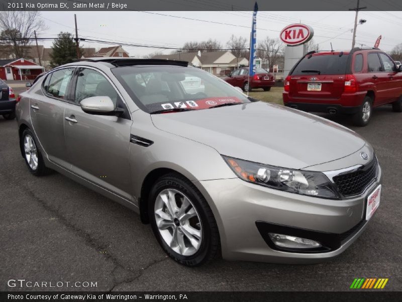 Satin Metal / Beige 2011 Kia Optima EX