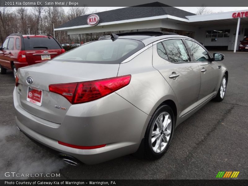 Satin Metal / Beige 2011 Kia Optima EX