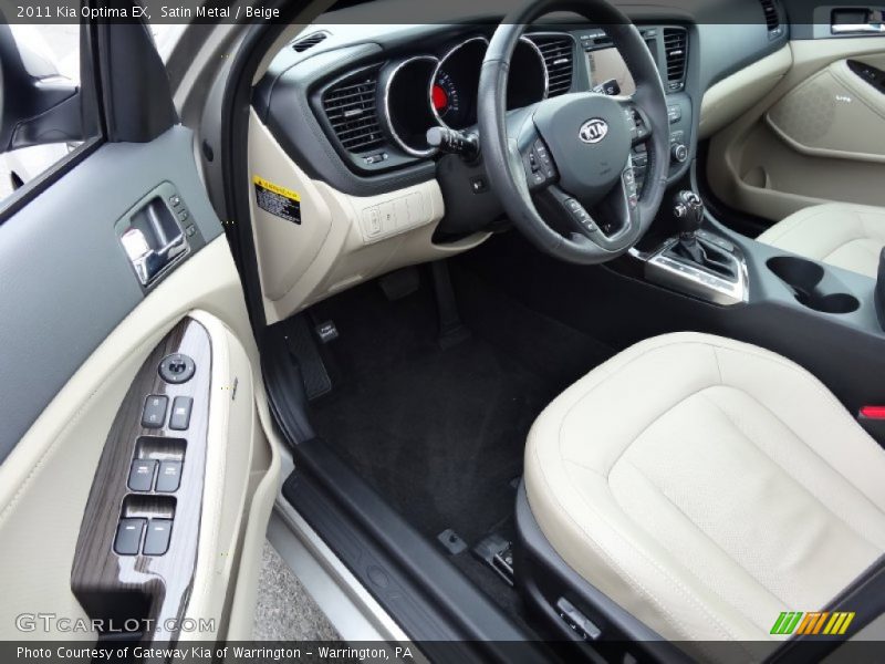 Satin Metal / Beige 2011 Kia Optima EX