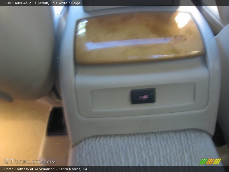 Ibis White / Beige 2007 Audi A4 2.0T Sedan
