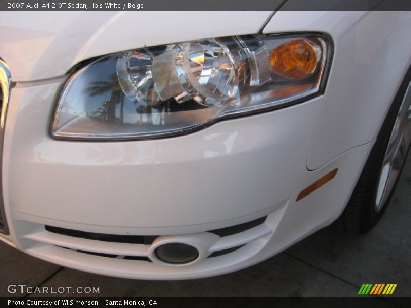 Ibis White / Beige 2007 Audi A4 2.0T Sedan