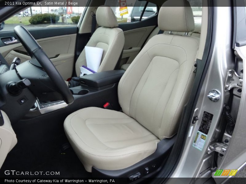 Satin Metal / Beige 2011 Kia Optima EX
