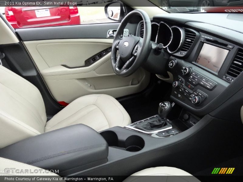 Satin Metal / Beige 2011 Kia Optima EX