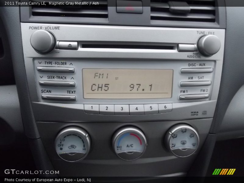 Magnetic Gray Metallic / Ash 2011 Toyota Camry LE