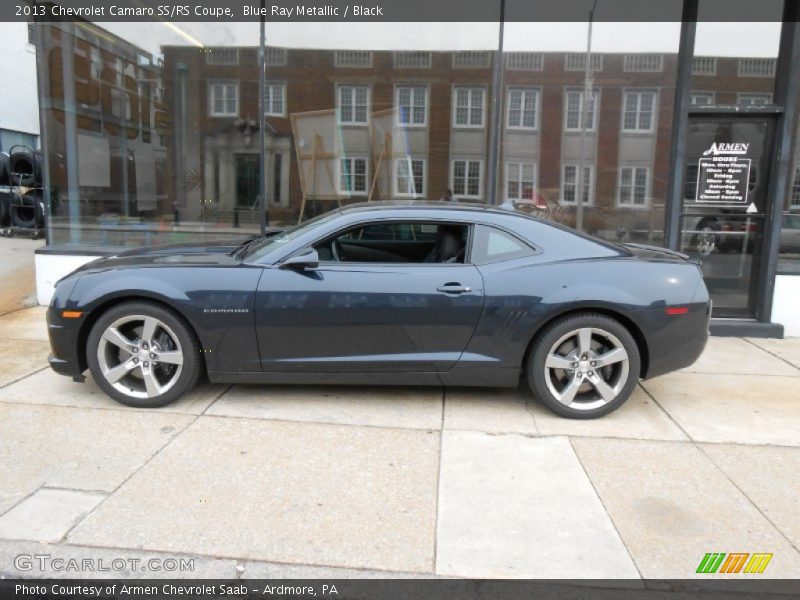 Blue Ray Metallic / Black 2013 Chevrolet Camaro SS/RS Coupe