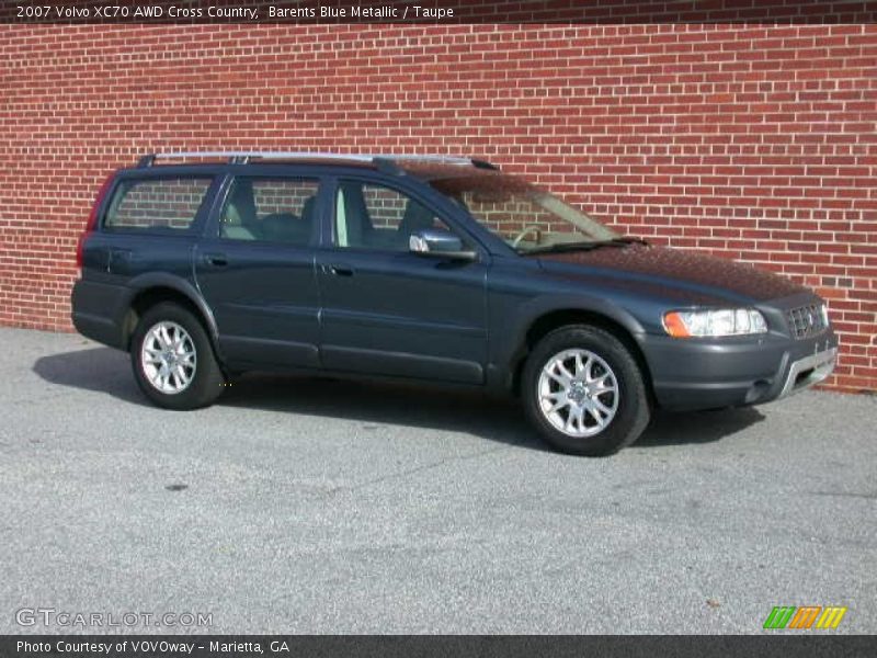 Barents Blue Metallic / Taupe 2007 Volvo XC70 AWD Cross Country