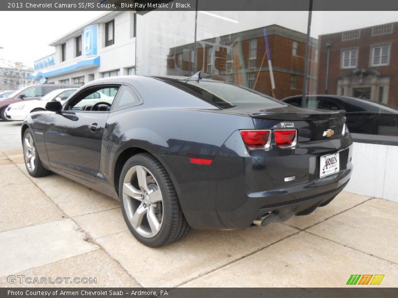 Blue Ray Metallic / Black 2013 Chevrolet Camaro SS/RS Coupe